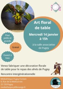 art floral médiathèque