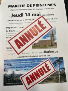 marche annulée