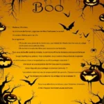 affiche halloween