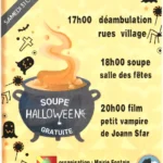 affiche halloween village
